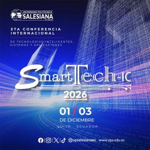 Afiche del 5th International Conference on Smart Technologies, Systems and Applications - SmartTech-IC 2026